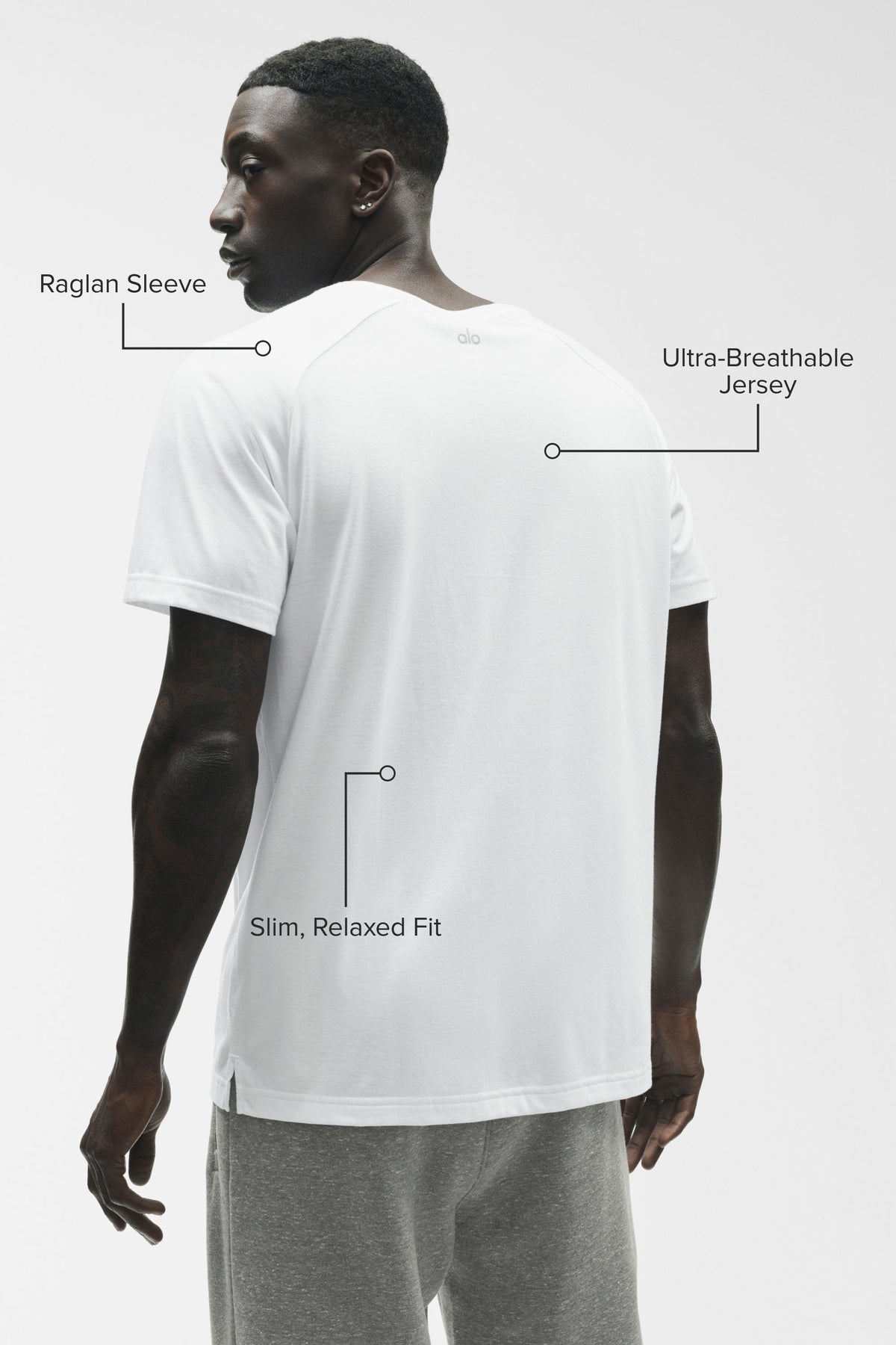 Triumph Raglan Tee - White