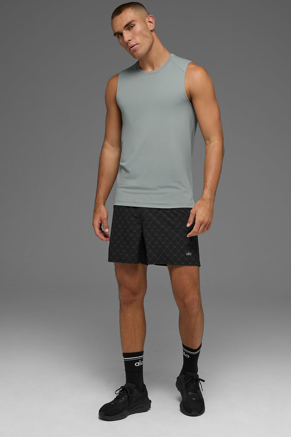 Idol Muscle Tank - Lunar Grey