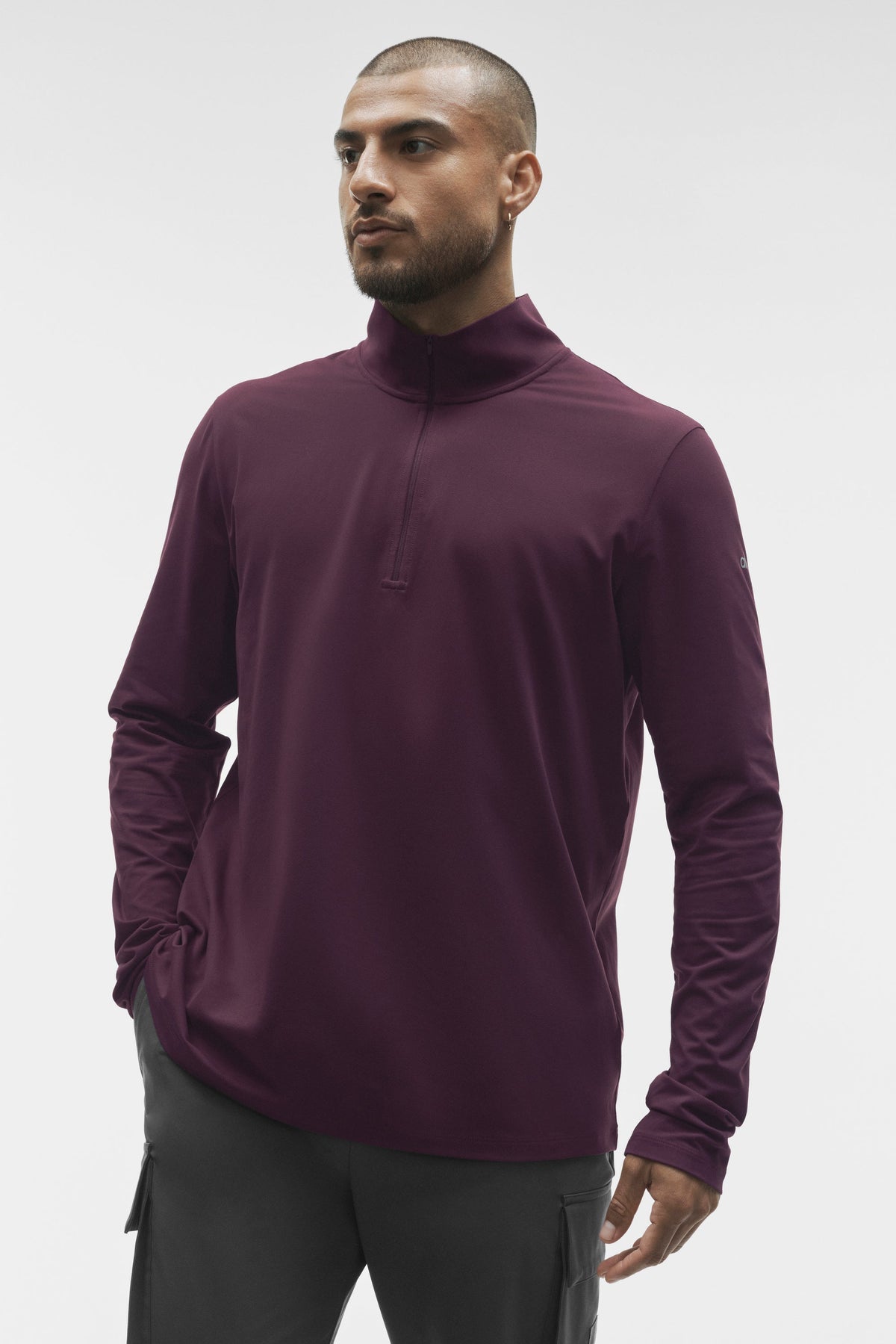 Conquer 1/4 Zip Reform Long Sleeve - Rich Bordeaux