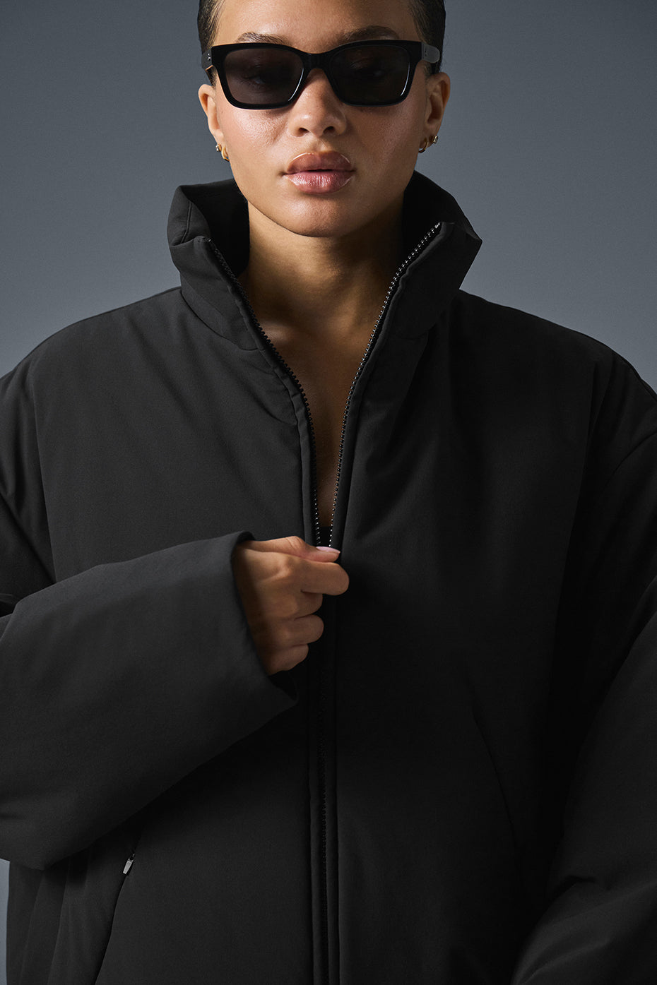 Stretch Woven Notable Jacket - Black