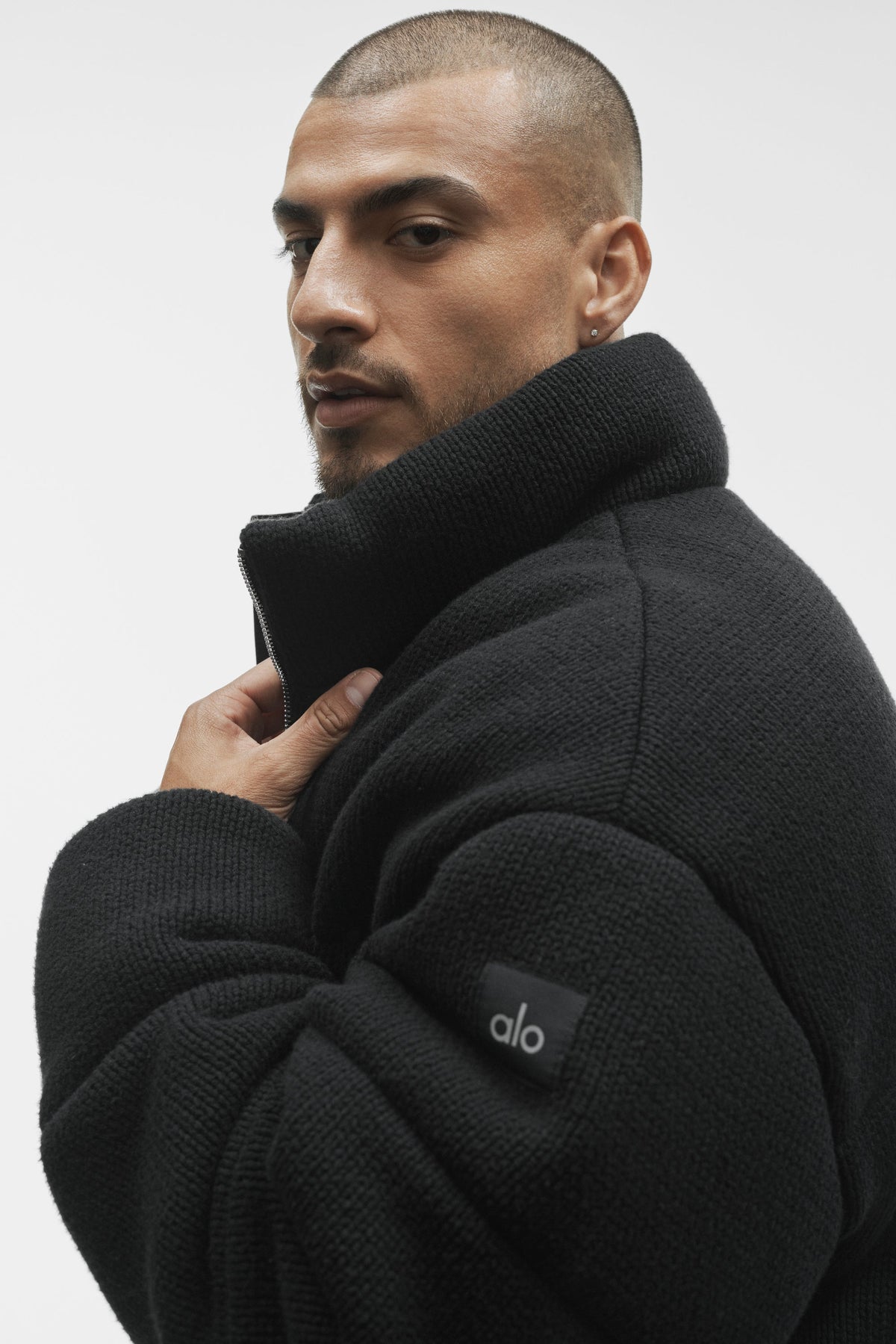 Stage Sweater Puffer - Black