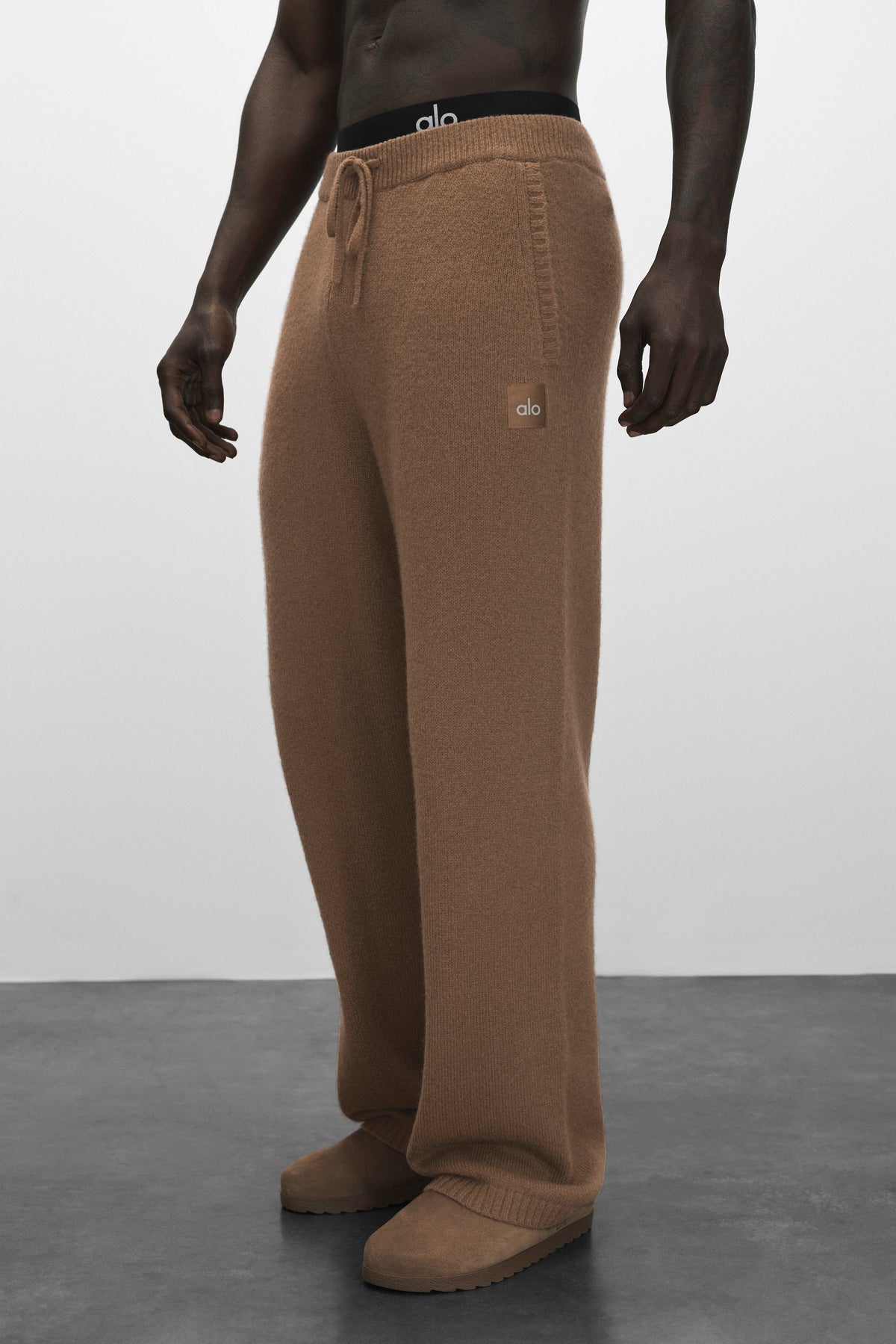 Wool Cashmere New Class Sweatpant - Java Brown