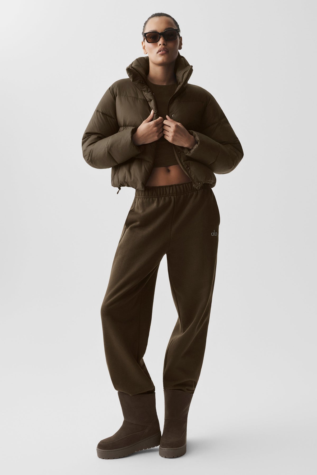 Gold Rush Puffer - Espresso