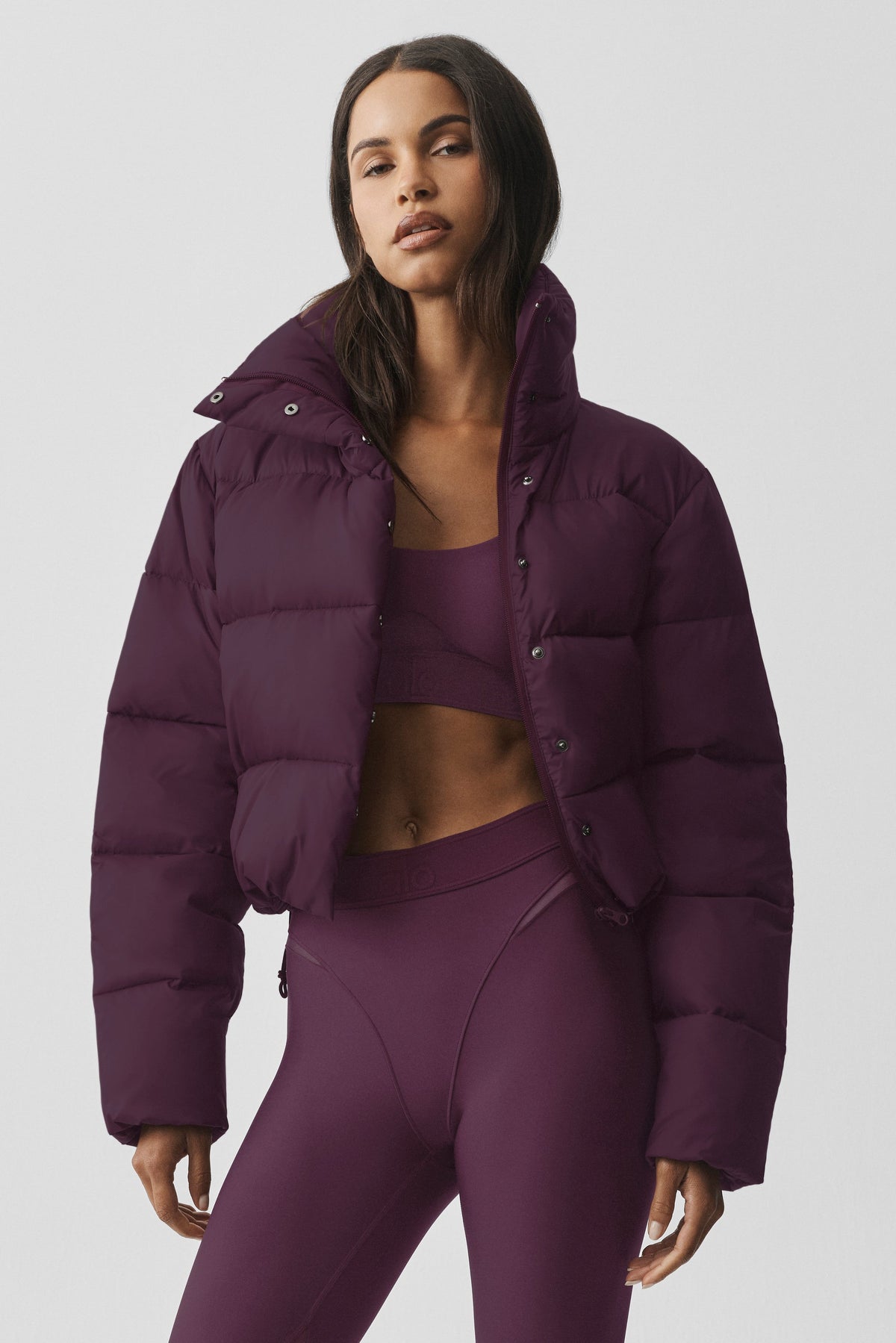 Gold Rush Puffer - Rich Bordeaux