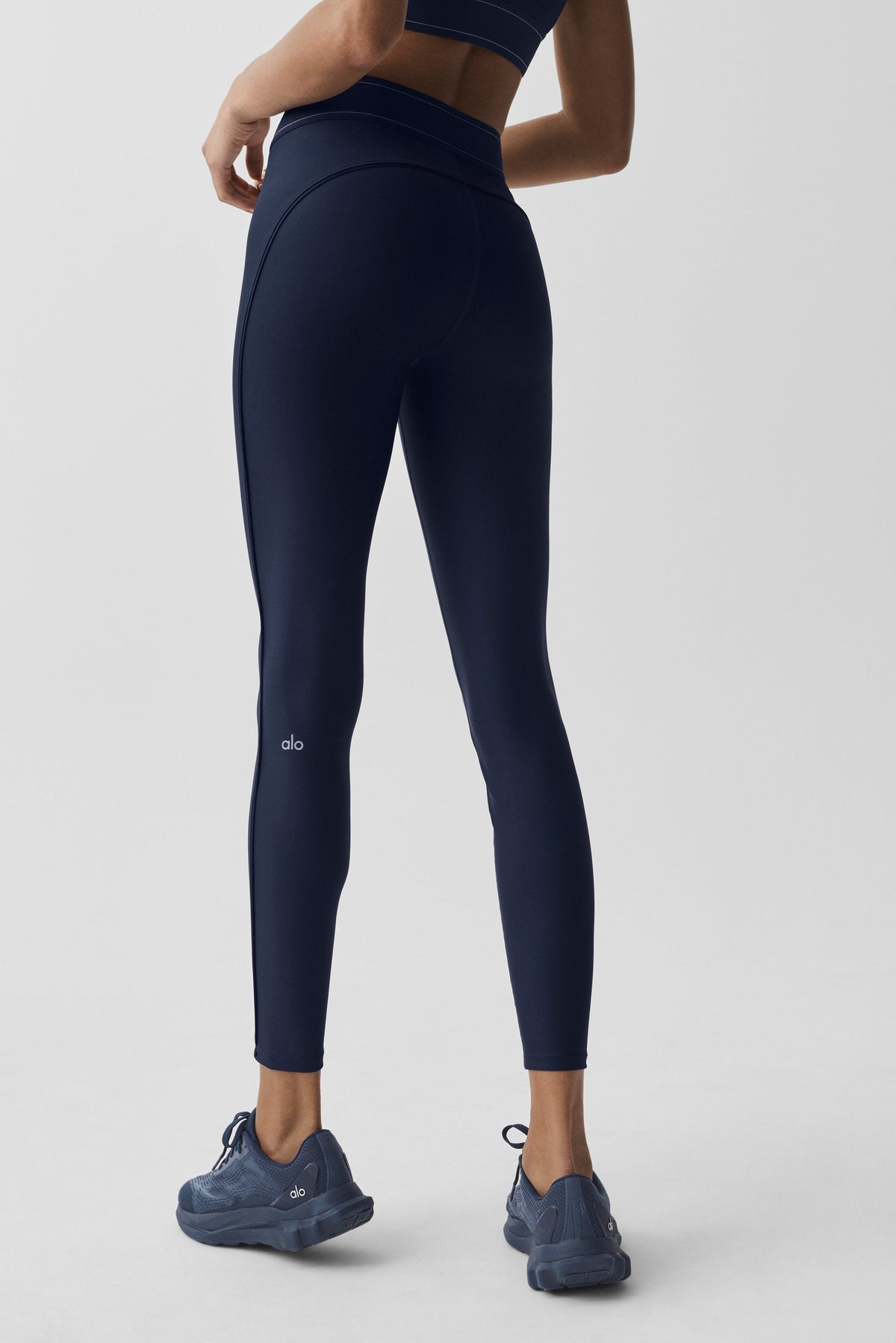 Airlift High-Waist Suit Up Legging - Navy/Navy