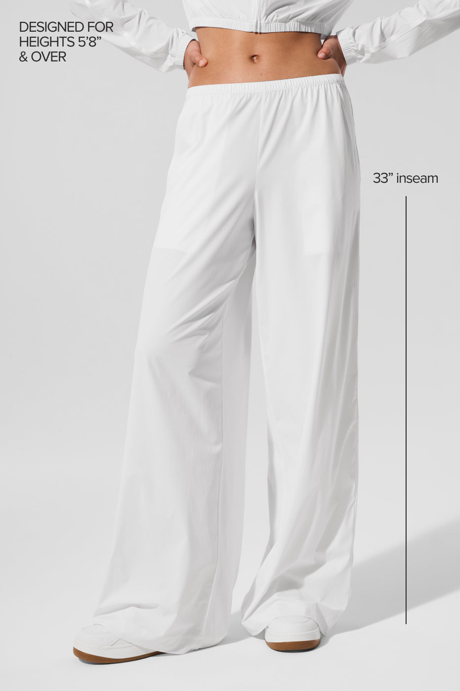 AloBreezy Wide Leg Pant (Long) - White