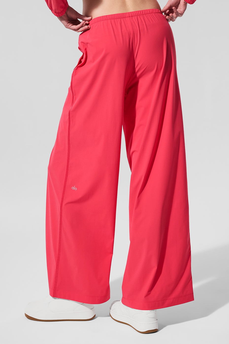 AloBreezy Wide Leg Pant (Long) - Candy Red