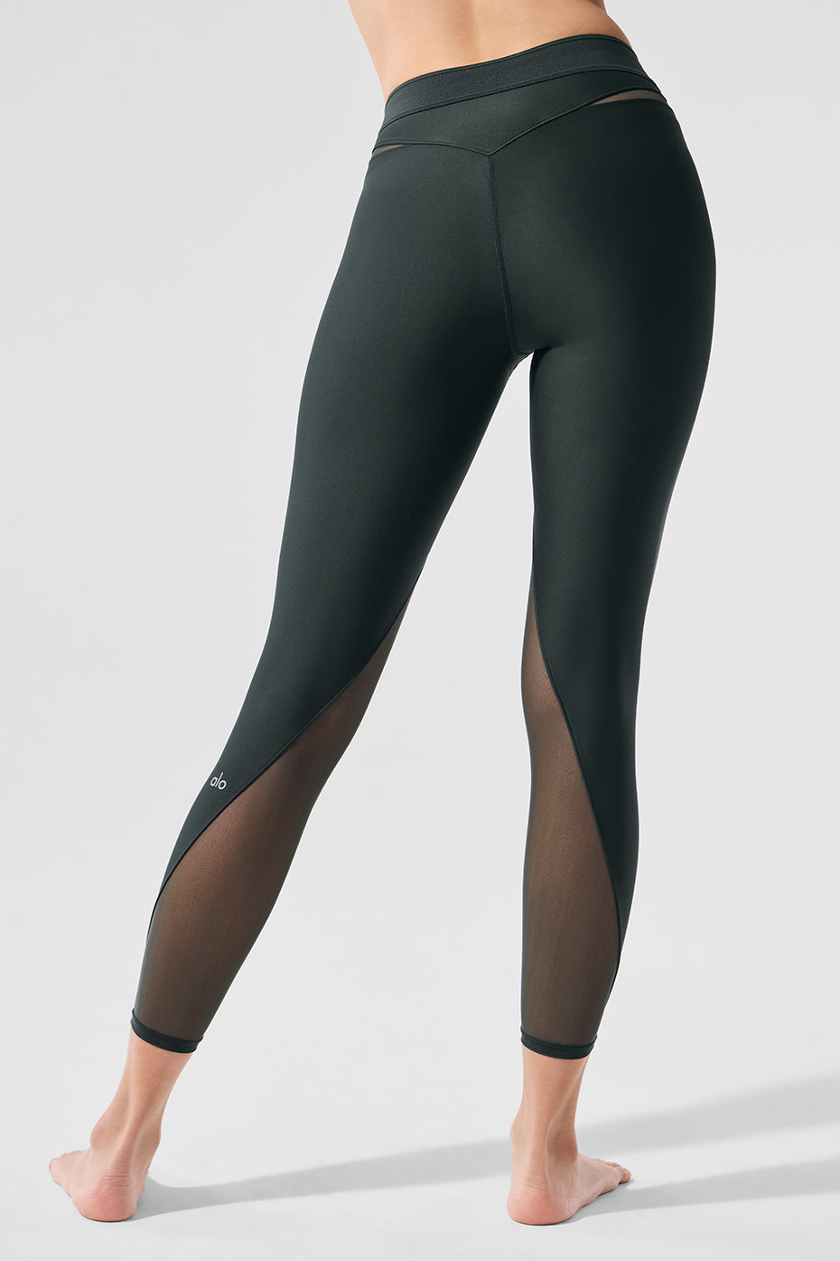 Airlift High-Waist 7/8 Rebel Legging - Charcoal Green