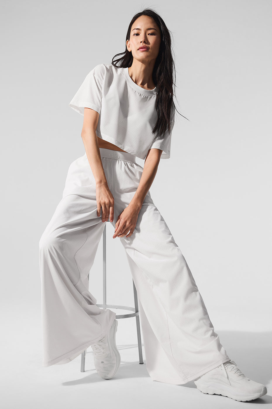 Mesh Mirage Trouser - White
