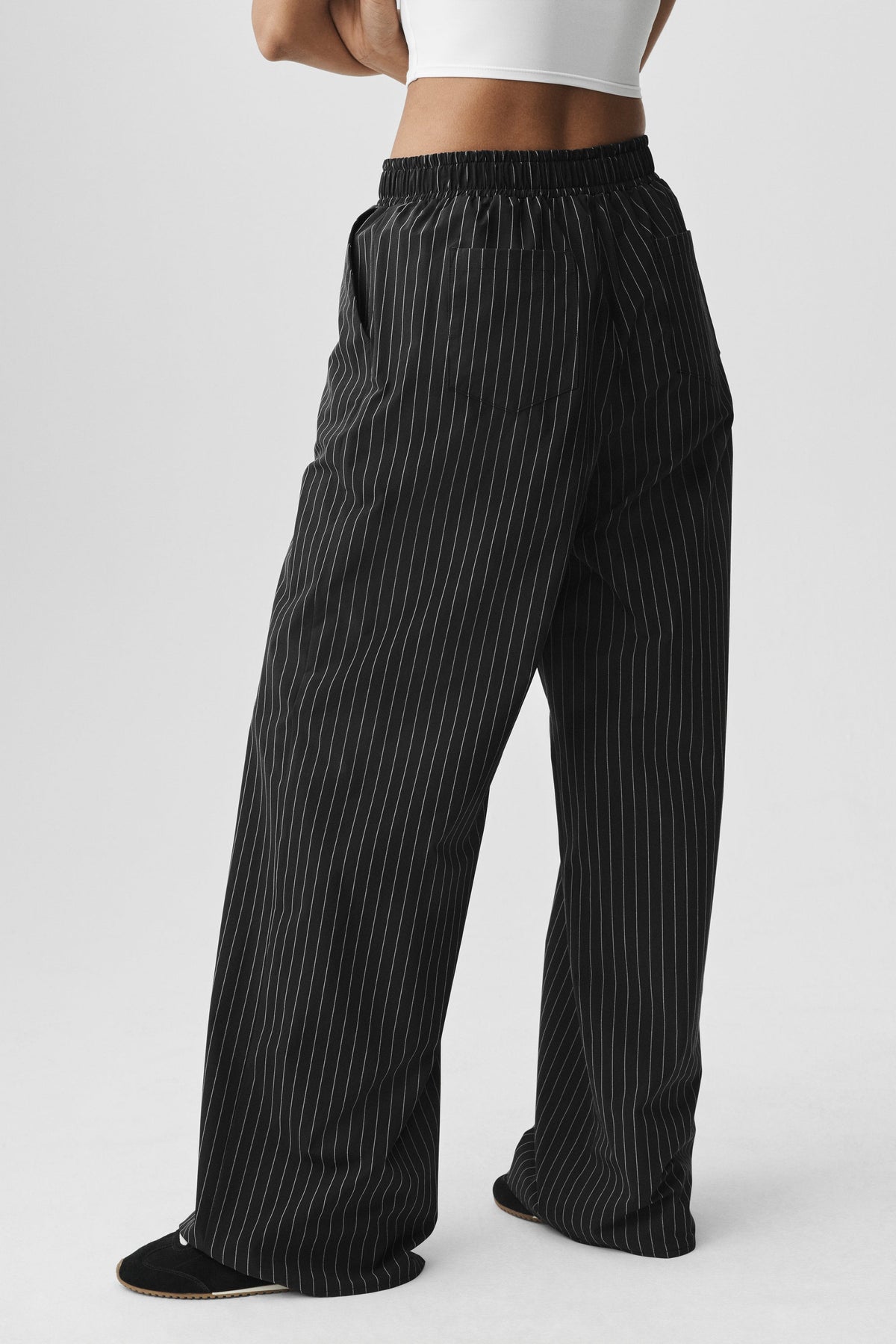 Pinstripe Daylight Boxer Pant (Regular) - Black/Titanium
