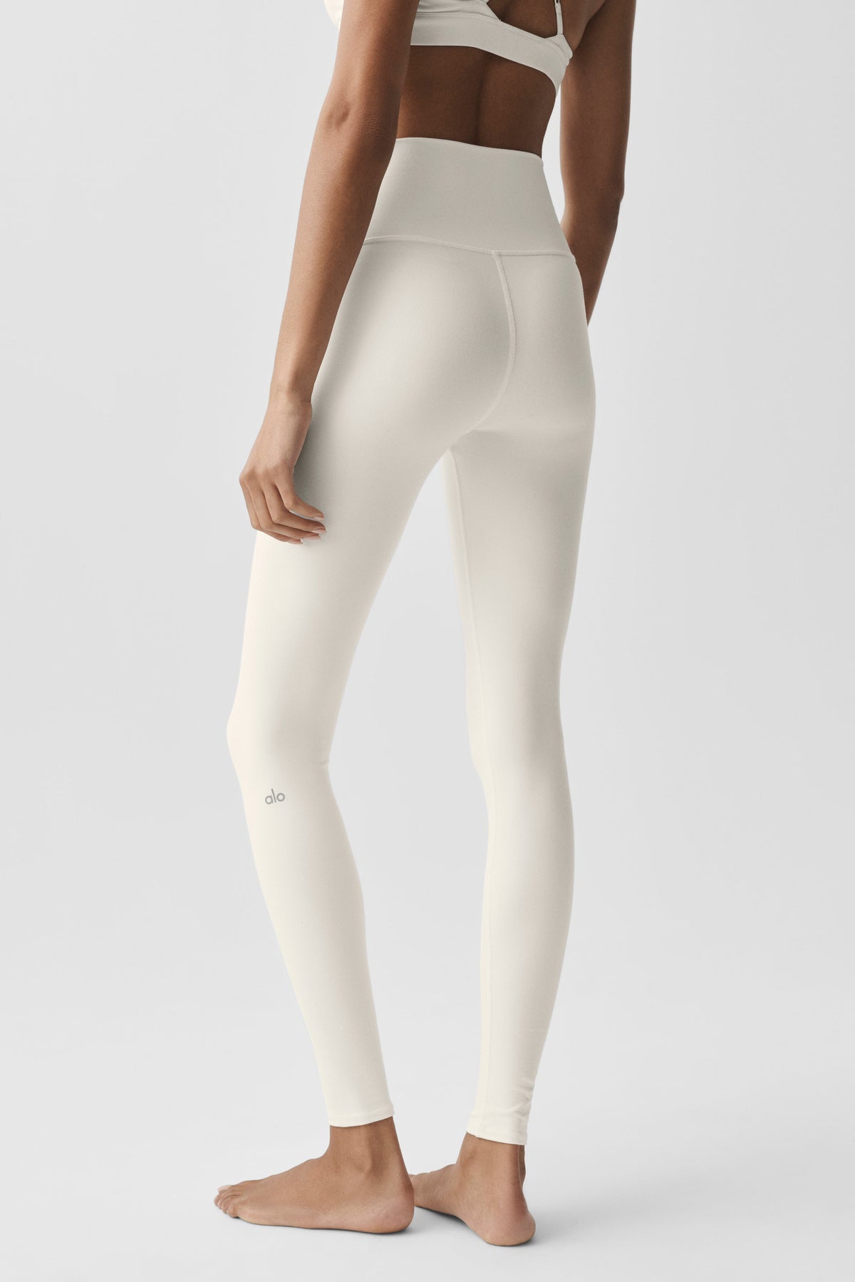 High-Waist Airbrush Legging - Ivory