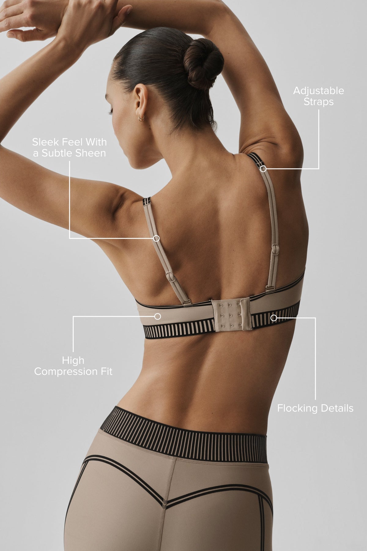 Airlift Line Up Bra - Gravel
