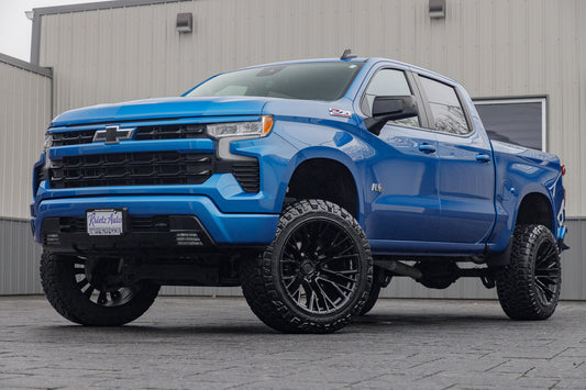 2022 Chevrolet Silverado 1500 RST with a 6" Rough Country lift kit, 22x12 Fuel Rebar wheels, and 35" Nitto Ridge Grappler tires.