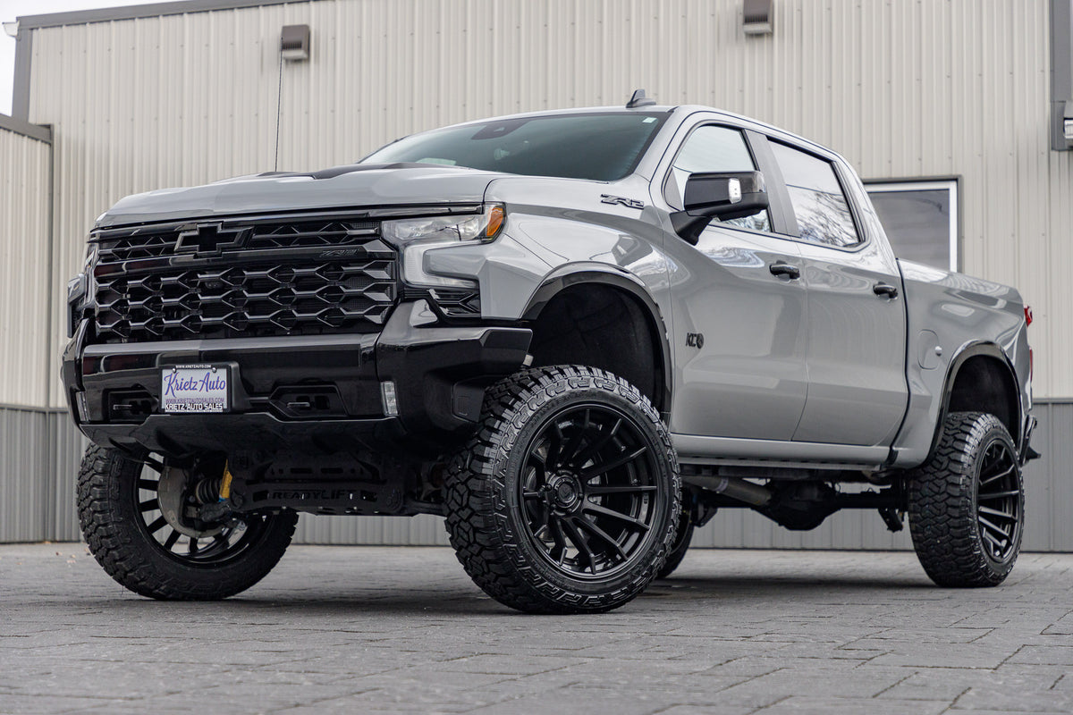 2024 Chevrolet Silverado 1500 ZR2 with a 4" ReadyLift lift kit, 22x12 Fuel Burn wheels, and 35" Fury Country Hunter R/T tires.