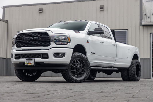 2022 Ram 3500 Lone Star with a 2" BDS leveling kit, 22