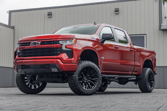 2024 Chevrolet Silverado RST with a 6" Rough Country lift kit, 22x12 Fuel Rebar wheels, and 35" Fury Country Hunter R/T tires.