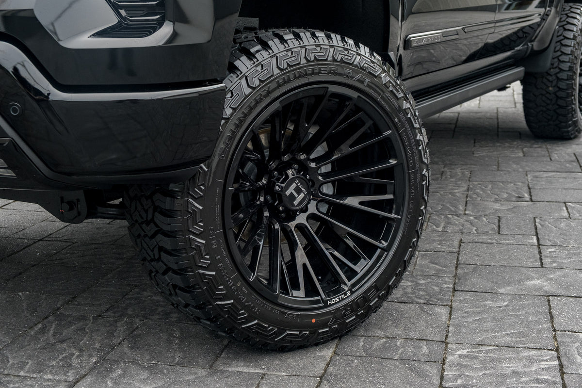 2026 Chevrolet Silverado 1500 with Hostile Justice - Krietz Customs gallery image 03 - Stock # TZ138724
