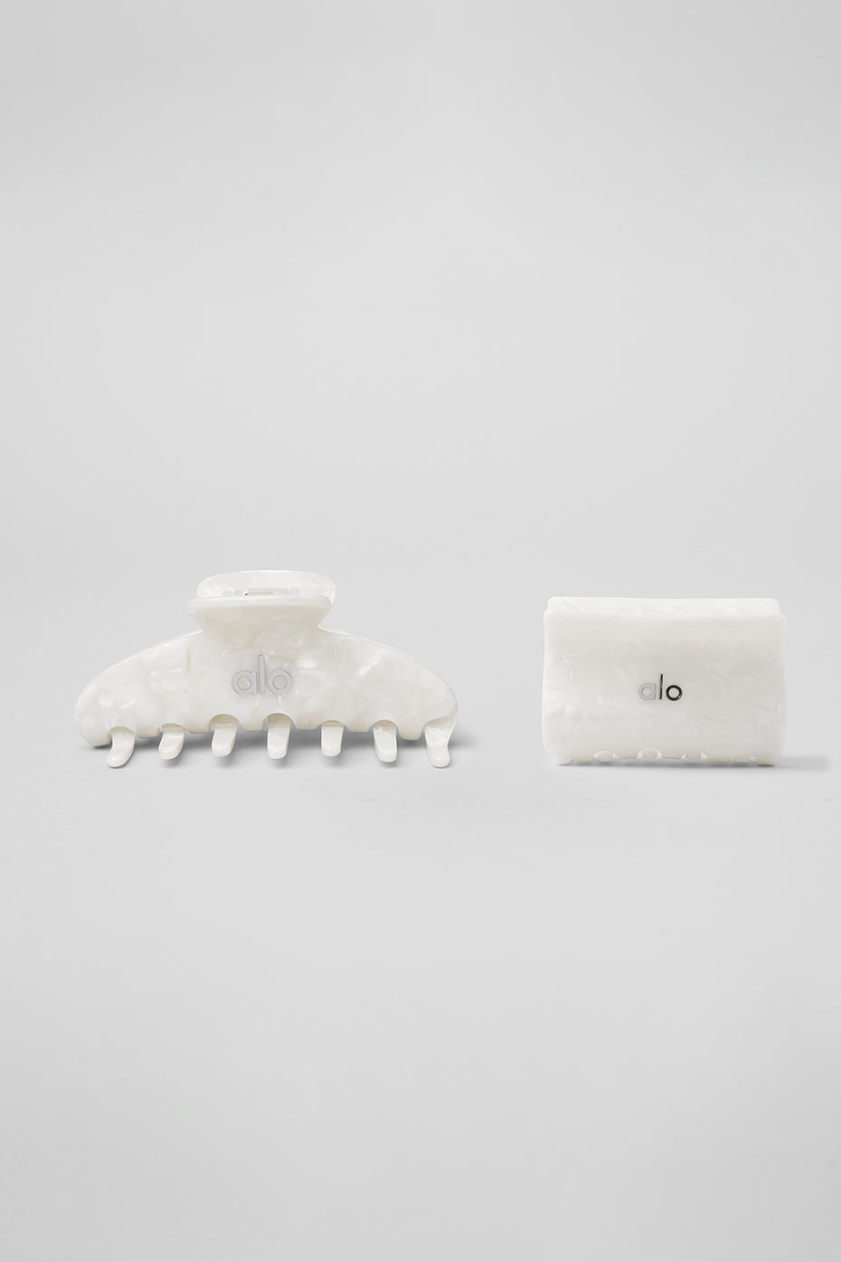 Effortless Claw Clip (2-Pack) - White Pearl