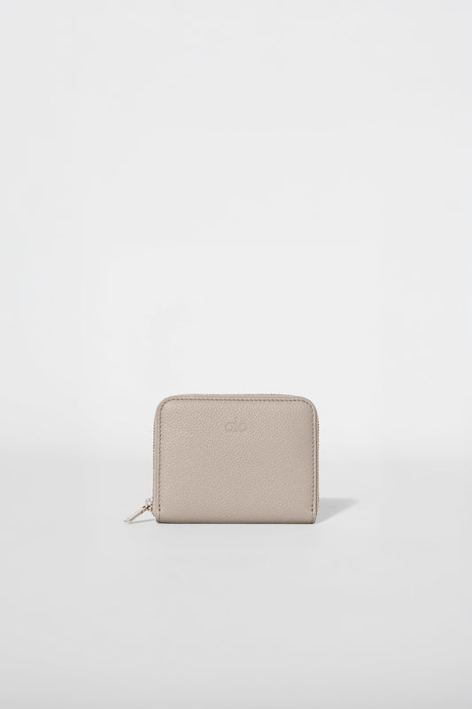 Zip Around Wallet - Gravel Leather