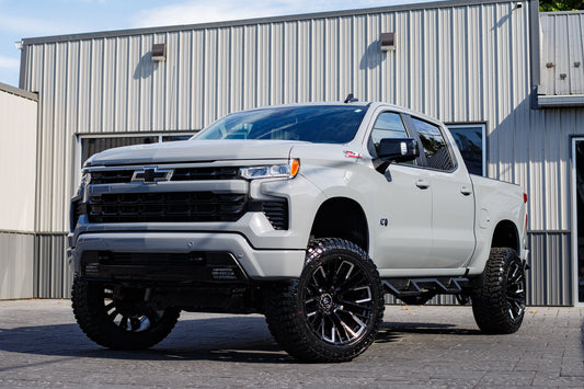 2024 Chevrolet Silverado 1500 RST with a 6" Rough Country lift kit, 22x12 Fuel Rebar wheels, and 35" Avix Trailtek R/T tires.