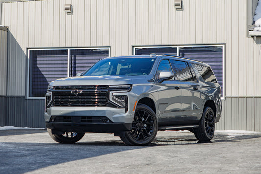 2026 Chevrolet Suburban High Country with Chevrolet Stock wheels and Bridgestone Alenza tires.