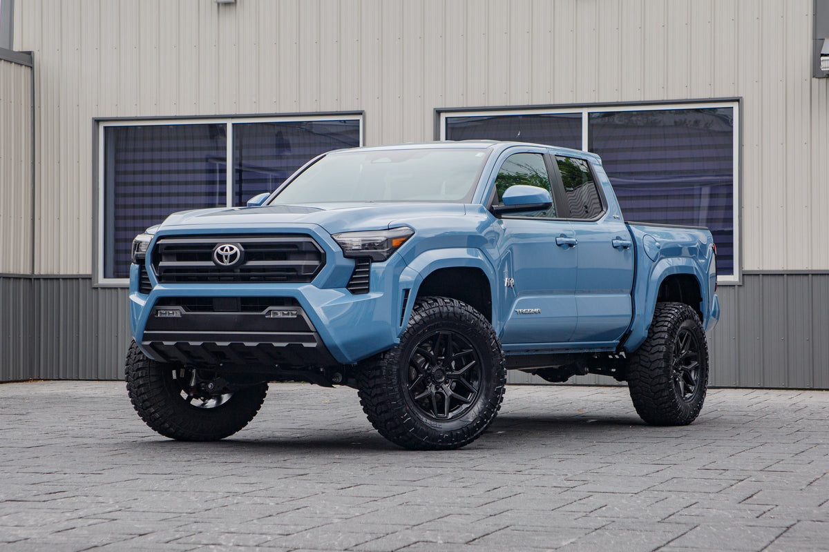 2026 Toyota Tacoma Limited with a 3" ReadyLift kit, 18x9 Fuel Flux wheels, and 35" Avix Trailtek R/T tires.
