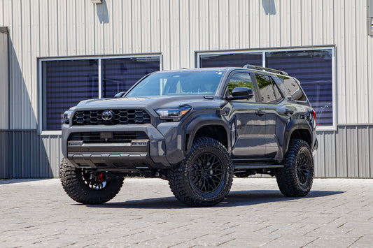 2026 Toyota 4Runner TRD Off-Road Premium with a 3" ReadyLift lift kit, 18x9 TIS 566B wheels, and 35" Avix Trailtek R/T tires.