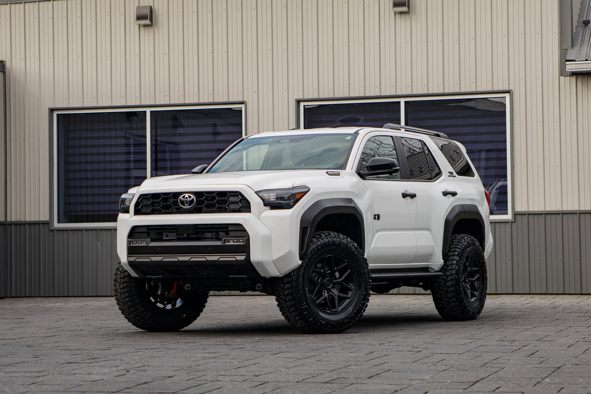 2025 Toyota 4Runner TRD Off-Road with a 3" ReadyLift lift kit, 18x9 Fuel Flux wheels, and 35" Avix Trailtek R/T tires.