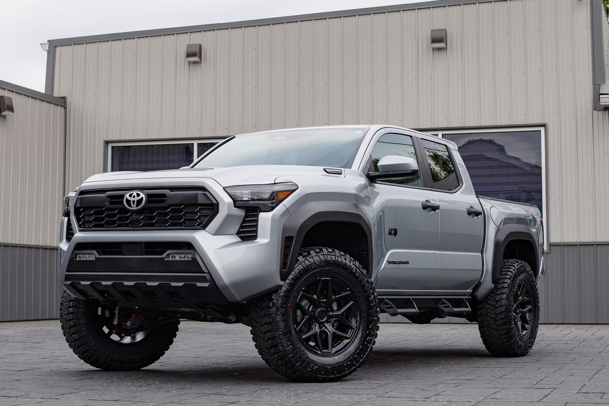 2024 Toyota Tacoma TRD Off-Road with a 3" ReadyLift lift kit, 18x9 Fuel Flux wheels, and 35" Avix Trailtek R/T tires.