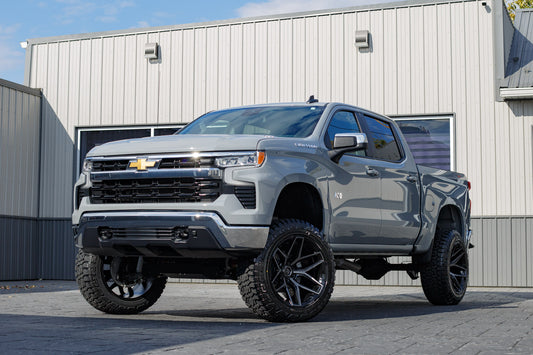 2024 Chevrolet Silverado 1500 LT with a 6" Rough Country lift kit, 22x12 Fuel Flux wheels, and 35" Fury Country Hunter R/T tires.