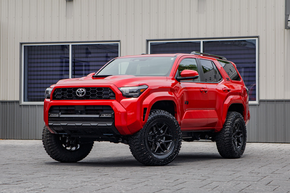2026 Toyota 4Runner TRD Off-Road Premium with a 3" ReadyLift lift kit, 18x9 Fuel Flux wheels, and 35" Avix Trailtek R/T tires.