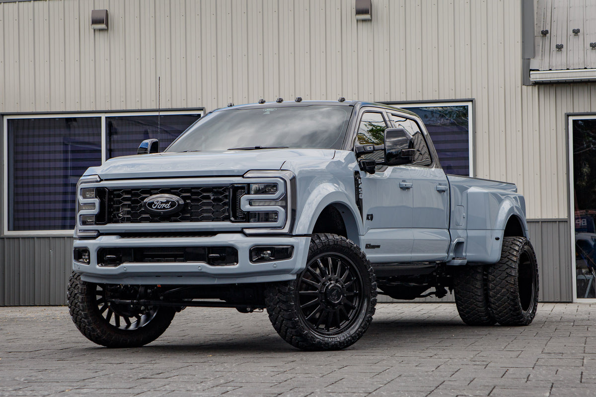 2026 Ford F-450 Super Duty XL with a 3.5" ReadyLift Lift kit, 24x8.25 Arena Rival wheels, and 37" Atlander Roverclaw M/T tires.
