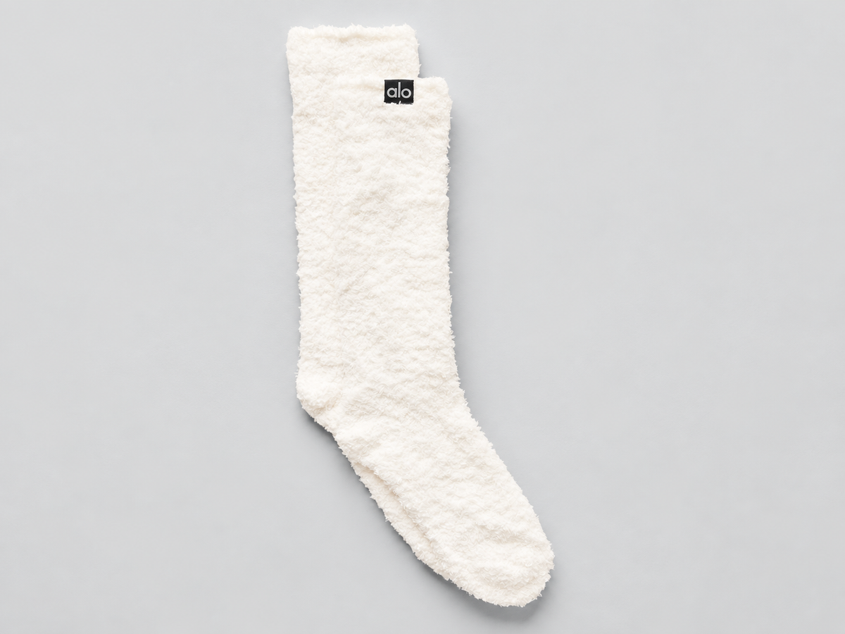 Women's Plush Lush Sock - Ivory