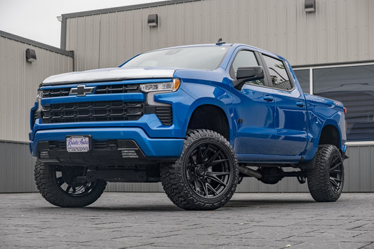 2023 Chevrolet Silverado 1500 RST with a 6" Rough Country lift kit, 22x12 Fuel Catalyst wheels, and 35" Fury Country Hunter R/T tires.
