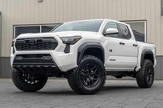 2025 Toyota Tacoma TRD Off-Road with a 3" Readylift lift kit, 18x9 Fuel Flux wheels, and 35" Avix Trailtek R/T tires.