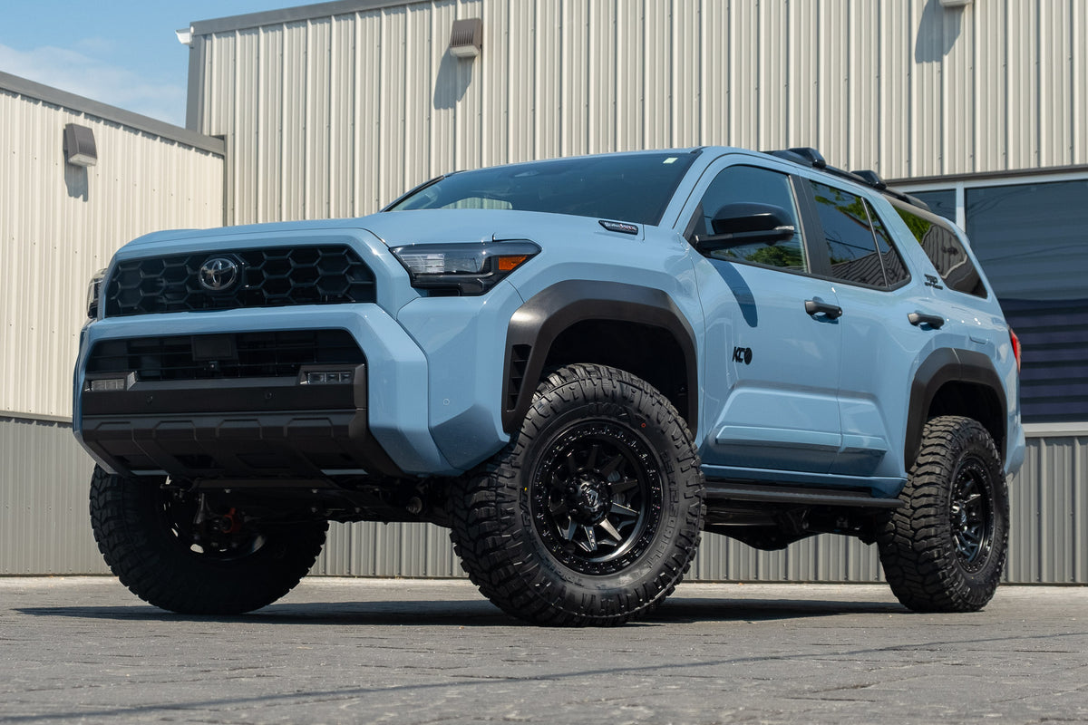 2026 Toyota 4Runner TRD Off-Road Premium with a 3" ReadyLift lift kit, 18x9 Fuel Covert wheels, and 35" Avix Trailtek R/T tires.