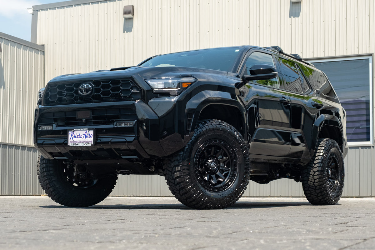 2026 Toyota 4Runner TRD Sport Premium with a 3" ReadyLift lift kit, 18x9 Fuel Covert wheels, and 35" Avix Trailtek R/T tires.
