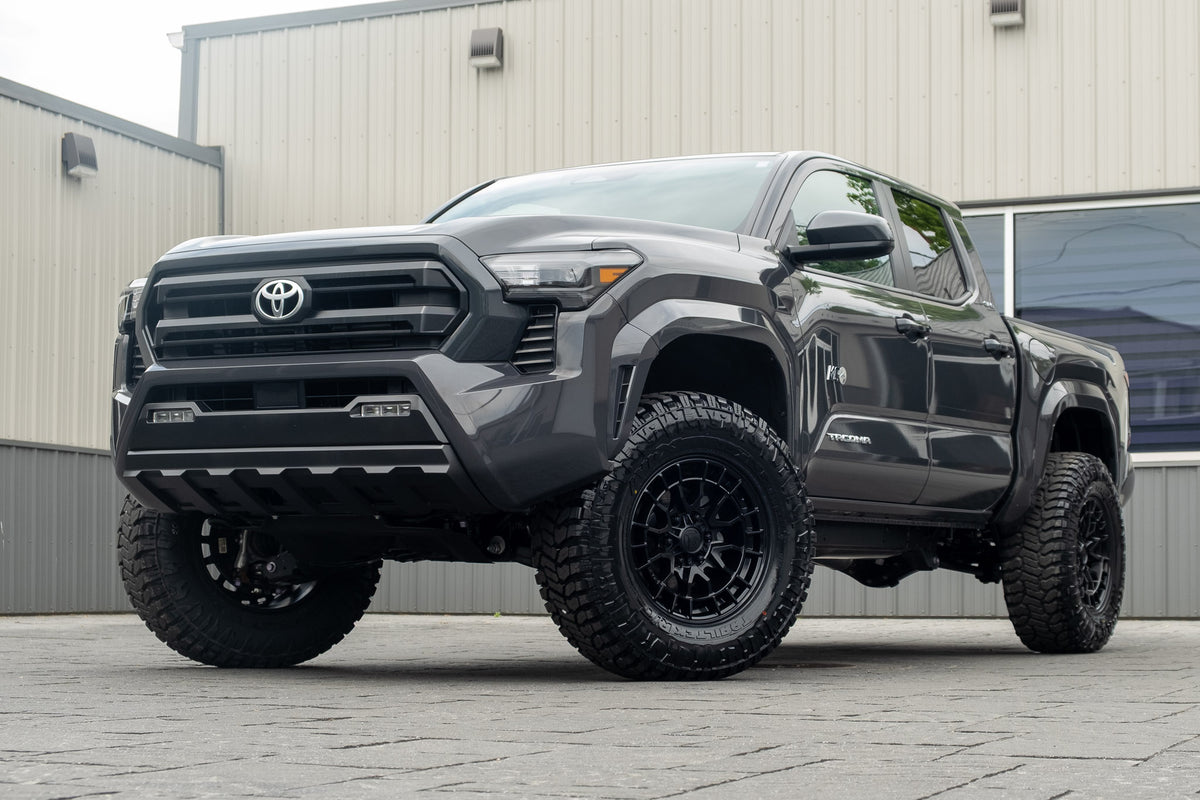 2026 Toyota Tacoma SR5 with a 3" ReadyLift lift kit, 18x9 Fuel Revolt wheels, and 35" Avix Trailtek R/T tires.