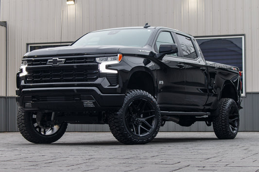 2024 Chevrolet Silverado 1500 RST with a 6" Rough Country lift kit, 22x12 Fuel Flux wheels, and 35" Fury Country Hunter R/T tires.