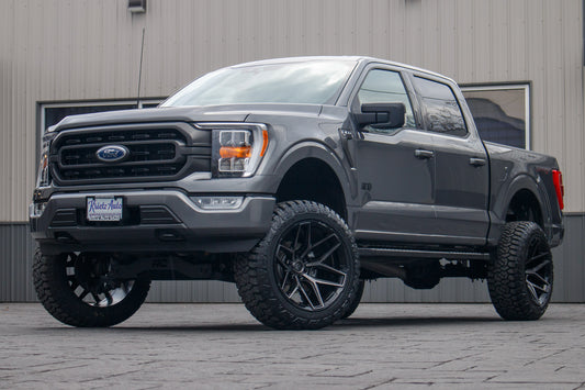 2022 Ford F-150 XL with a 6" Rough Country lift kit, 22x12 Fuel Flux wheels, and 35" Fury Country Hunter R/T tires.
