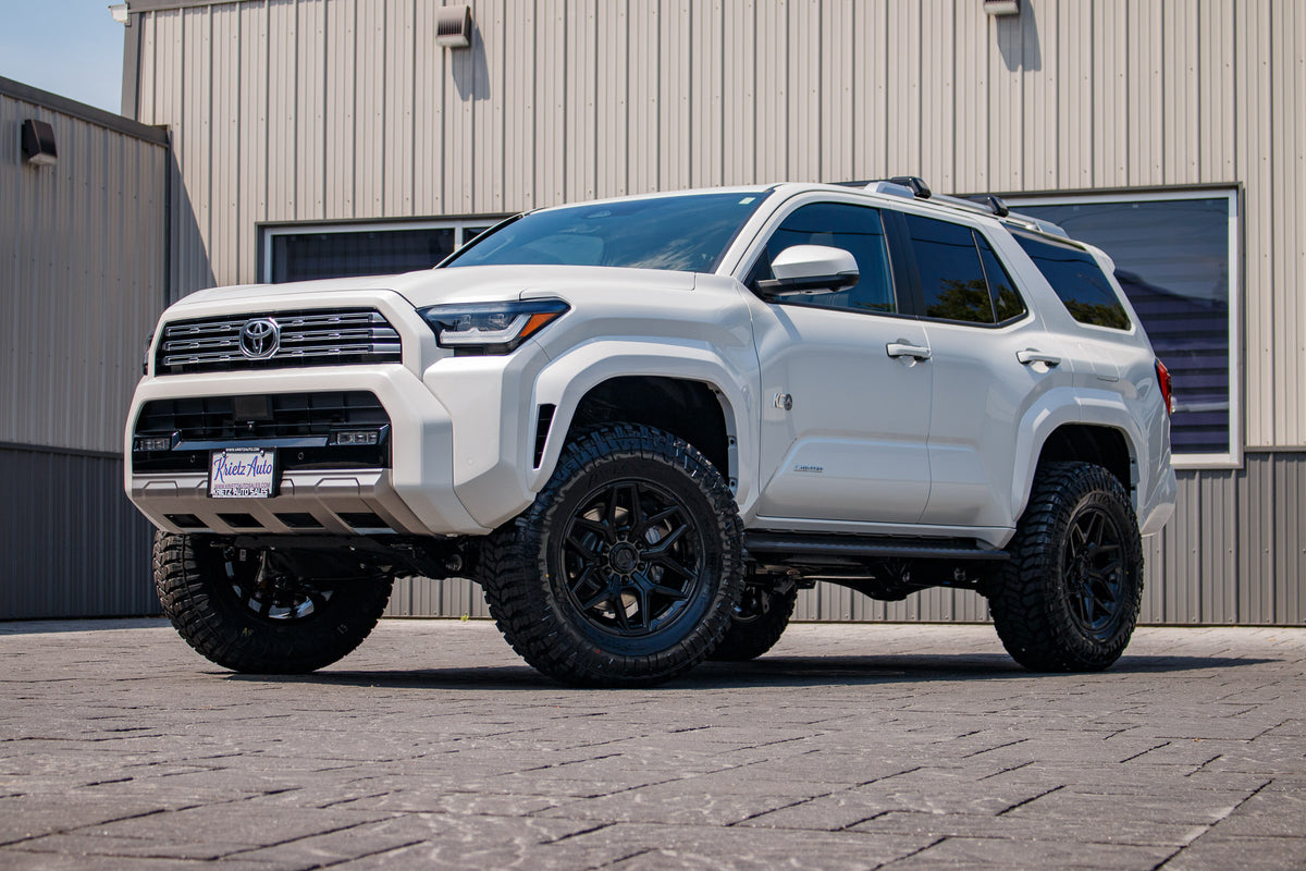 2026 Toyota 4Runner Limited with a 3" ReadyLift lift kit, 18x9 Fuel Flux wheels, and 35" Avix Trailtek R/T tires.