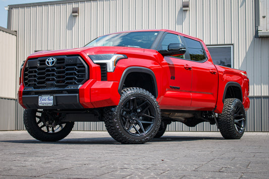 2024 Toyota Tundra Limited with a 6" Rough Country lift kit, 22x12 Fuel Flux wheels, and 35" Fury Country Hunter R/T tires.