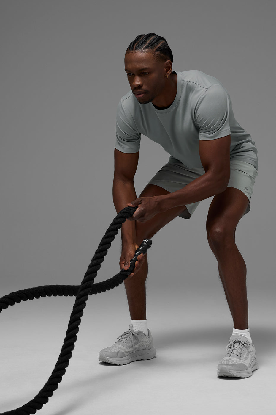 Conquer Reform Crewneck Short Sleeve - Lunar Grey
