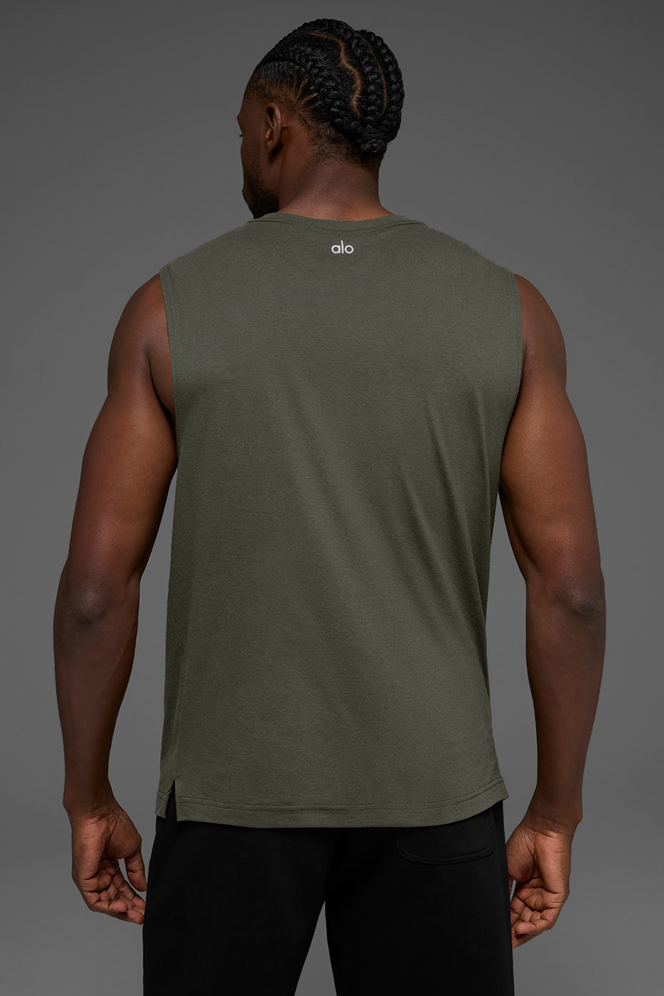 The Triumph Muscle Tank - Stealth Green