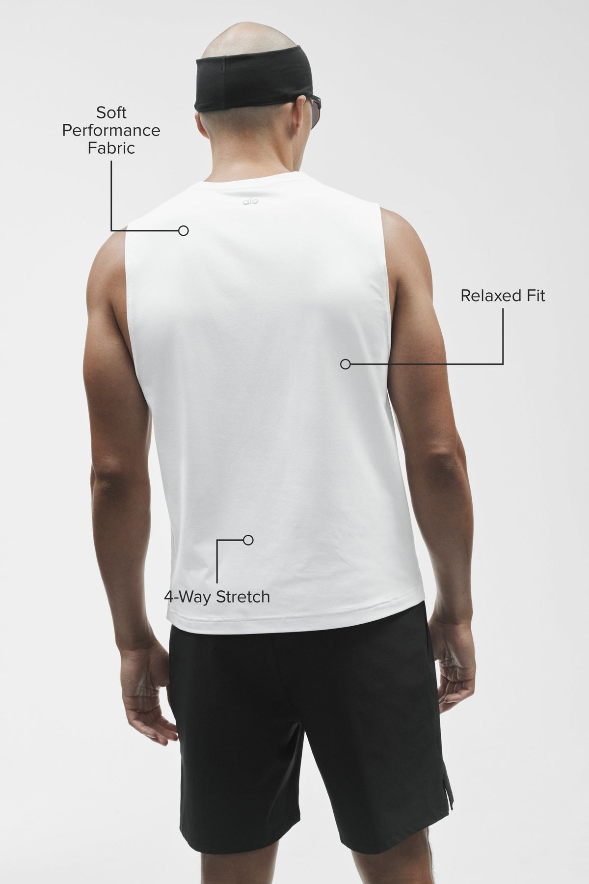 Conquer Muscle Tank - White