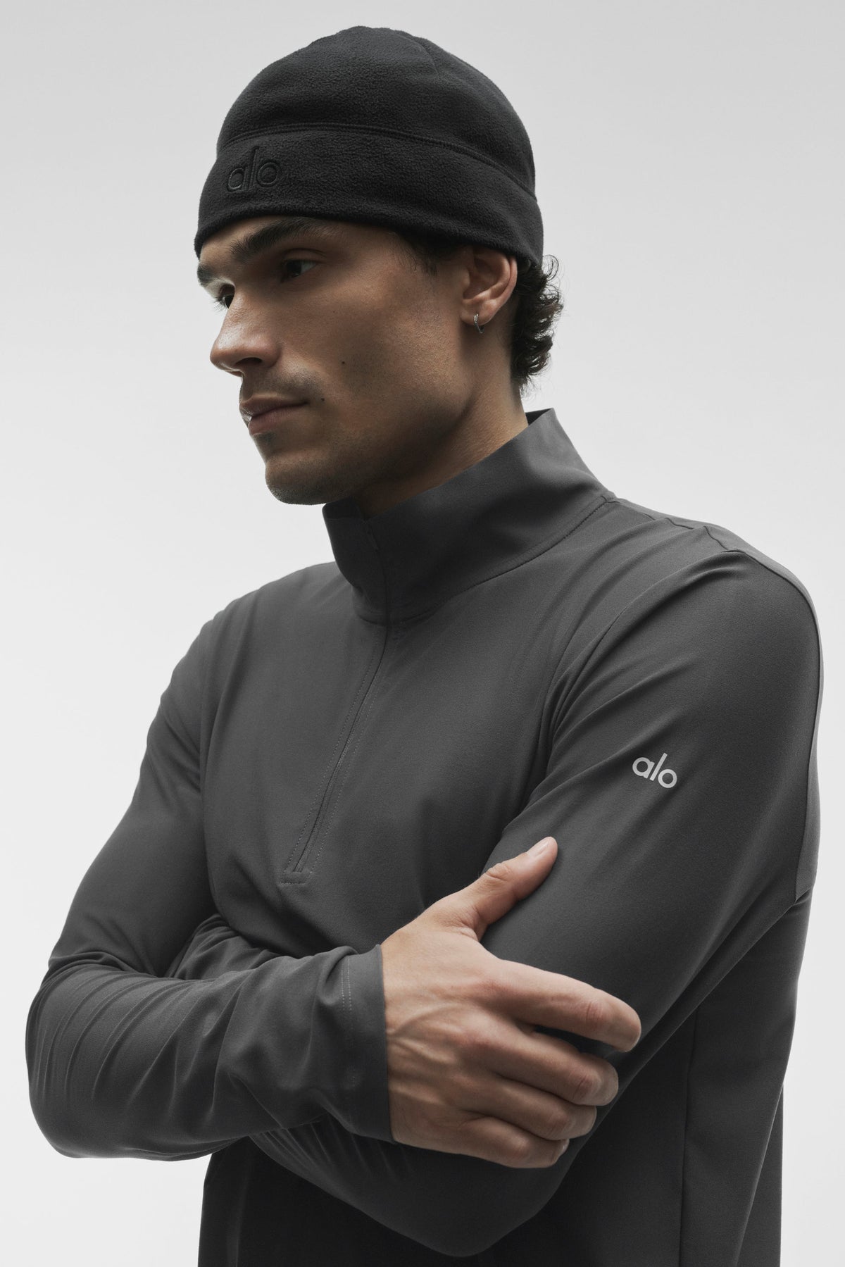 Conquer 1/4 Zip Reform Long Sleeve - Anthracite