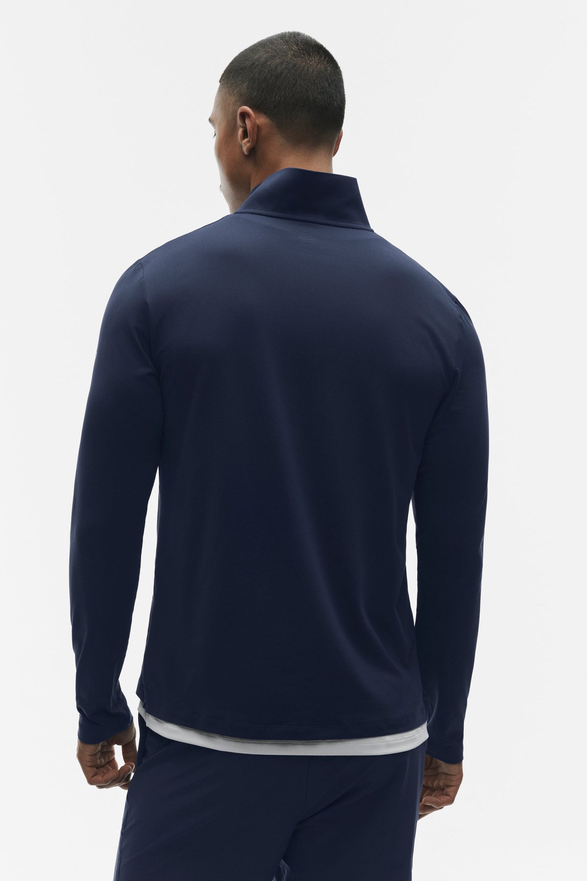 Conquer 1/4 Zip Reform Long Sleeve - Navy