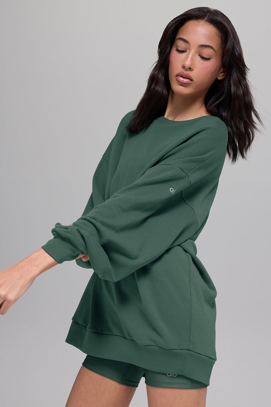 Chill Crew Neck Pullover - Clover Green