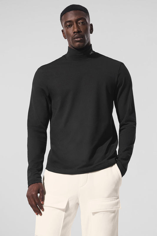 Conquer Reform Mock Neck Long Sleeve - Black