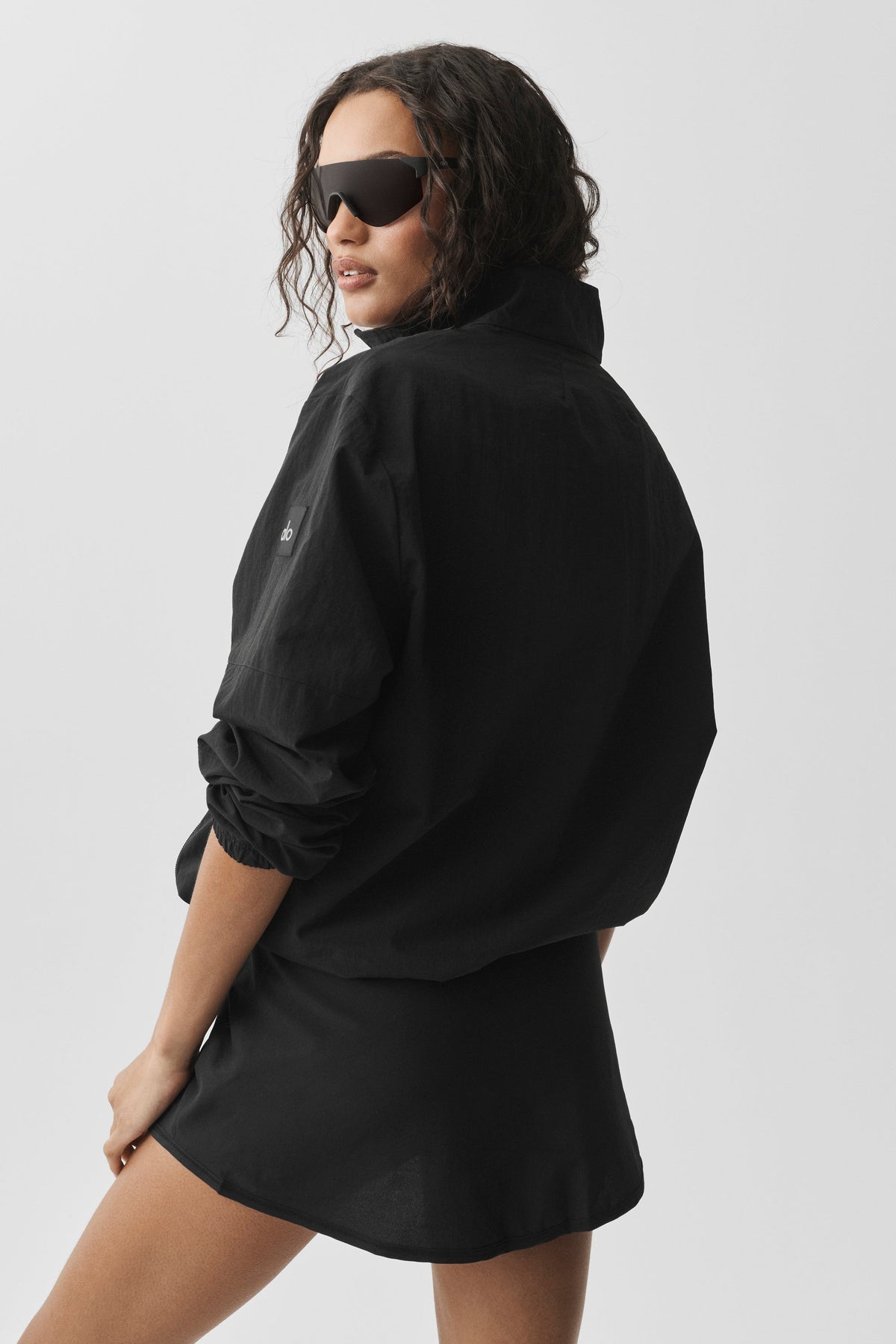 Light Weight Takeaway Track Pullover - Black